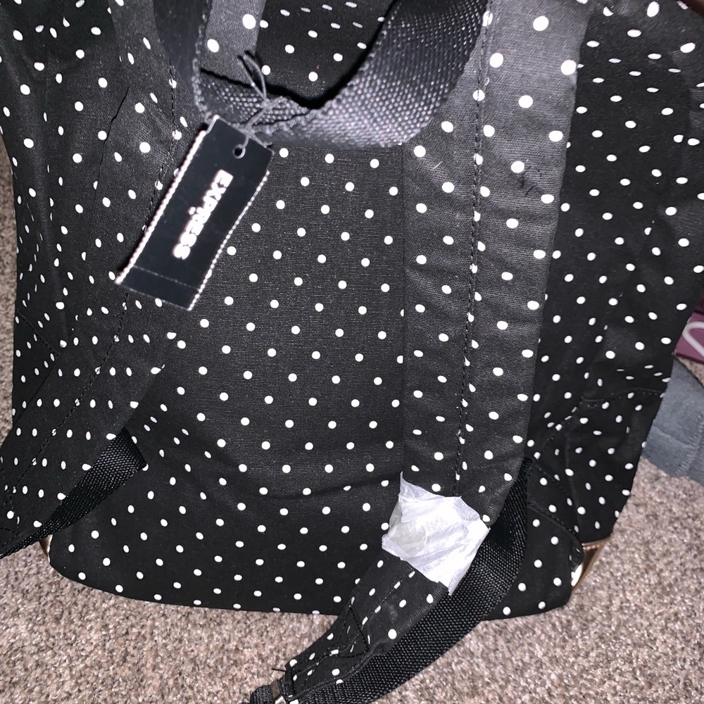 Express Polkadot black/white/rose gold